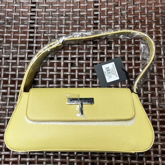 Tahari SERAFINA SHOULDER Bag in Citron New with Tags! - Picture 3 of 10